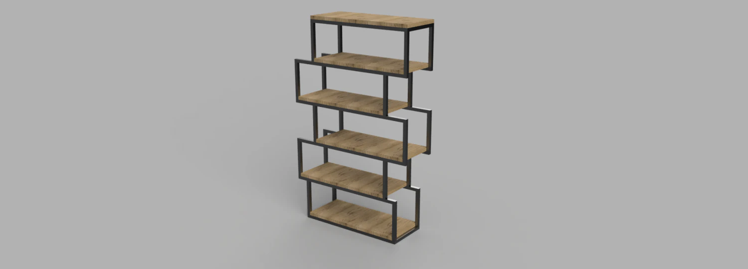 Shelf 6 3D Model .c4d .max .obj .3ds .fbx .stl .blend