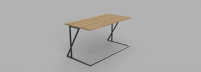 Work table 2 3D Model .c4d .max .obj .3ds .fbx .stl .blend 