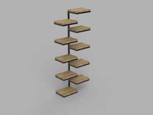 Shoe shelf 3D Model