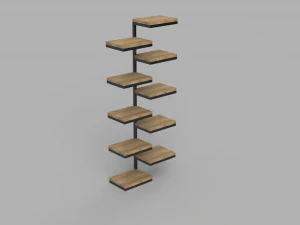 Shoe shelf 3D Model