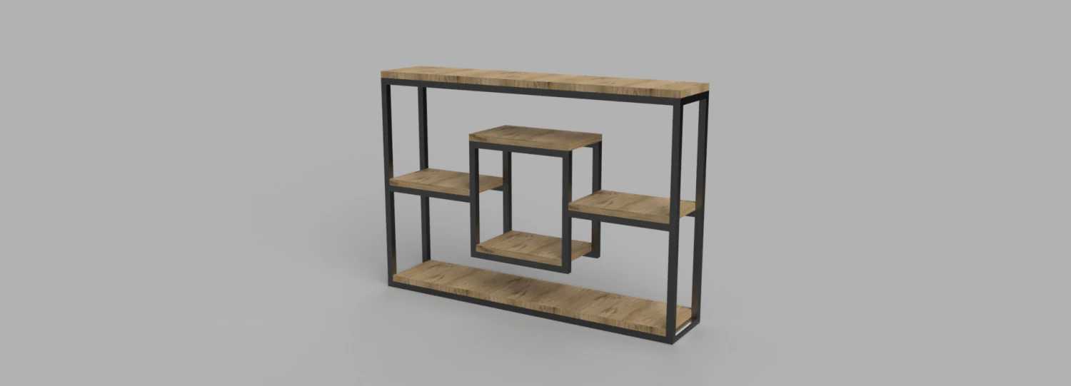 Shelf 8 3D Model .c4d .max .obj .3ds .fbx .stl .blend 