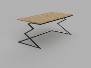 Wall table 4 3D मॉडल