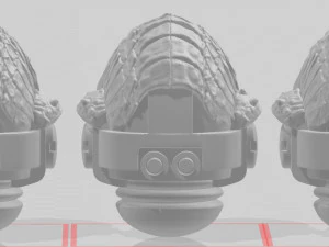 PRIMARIS DRAGON SCALE HELMET 3D Print Model