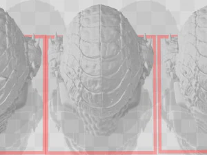 PRIMARIS DRAGON SCALE HELMET 3D Print Model