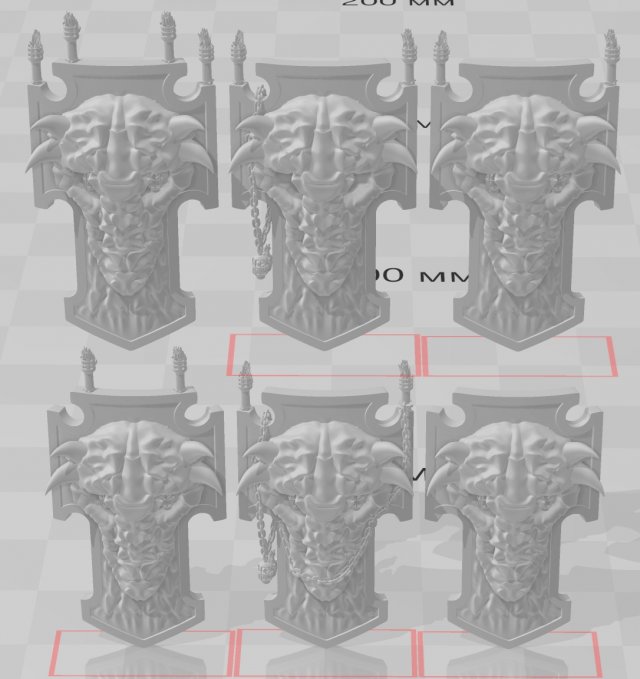DRAGONHEAD SHIELDS Modelo de Impressão 3D .c4d .max .obj .3ds .fbx .stl .blend 