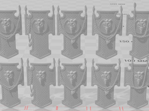 DRAGONS SCALED SHIELDS 3D प्रिंट मॉडल