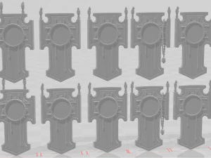 DRAGONS SCALED SHIELDS 3D Print Model