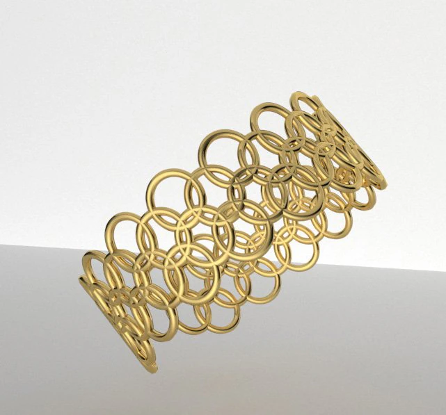 Bracelet 3D Model .c4d .max .obj .3ds .fbx .stl .blend 
