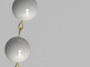Pearl bracelet 3D Model