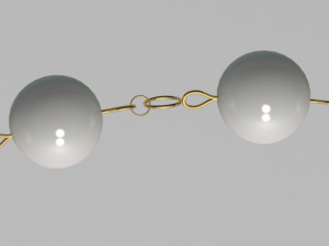 Pearl bracelet 3D Model