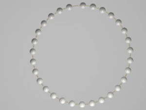 Pearl bracelet 3D Model