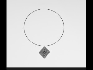 Золоте намисто 3D Модель