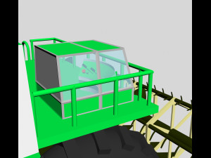 Combine harvester Model 3D
