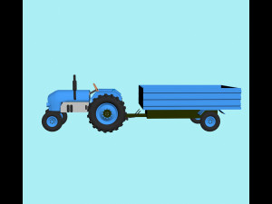 Tractor Modelo 3D