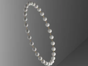 Pearl bracelet 3D Model