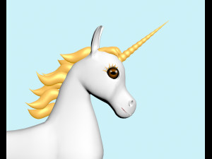 Horse with horn 3Dモデル