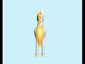 Horse with horn 3Dモデル