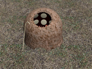 Stone oven tandoor 3D Model