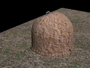 Stone oven tandoor 3D Model