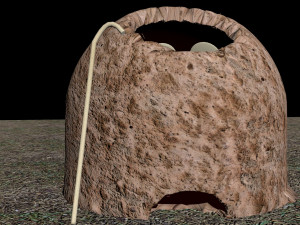 Stone oven tandoor 3D Modell