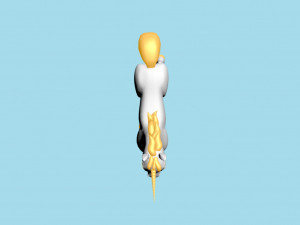 Horn horse rigged 3D मॉडल