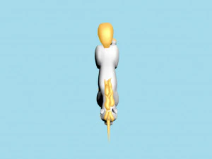 Horn horse rigged 3D Model