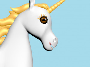 Horn horse rigged 3D मॉडल