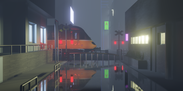 Night station Modelo 3D .c4d .max .obj .3ds .fbx .stl .blend 
