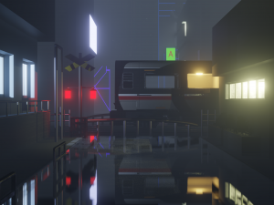 Night station Modelo 3D