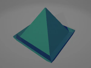 Triangular incense burner 3D Model
