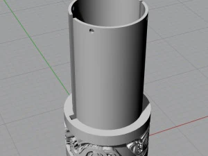 Criptex Dragon caja fuerte cilndrica 3dm STL 3D Print Model