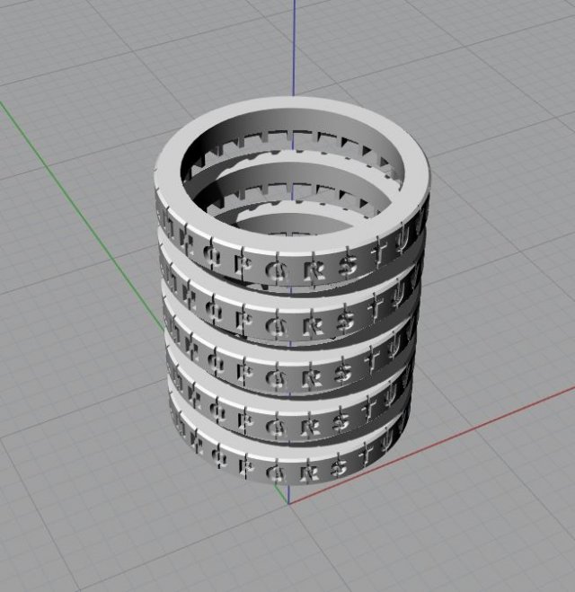 Criptex Dragon caja fuerte cilndrica 3dm STL 3D Print Model in Other