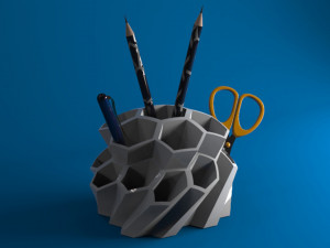 PORTALAPIZ hexagonal 3D para imprimir - 3D Pencilholder 3D Принт Модель