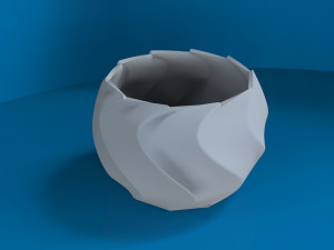 Maceta 3D para imprimir MODELO A01 flowerpot 3D 3D Print Model