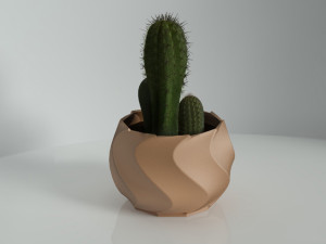 Maceta 3D para imprimir MODELO A01 flowerpot 3D 3D 프린트 모델