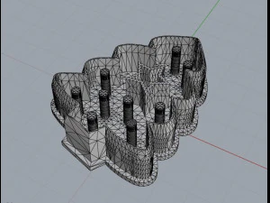 Moldes para galletas de navidad STL rhino y OBJ 3D Print Model