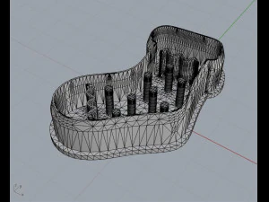 Moldes para galletas de navidad STL rhino y OBJ 3D Print Model