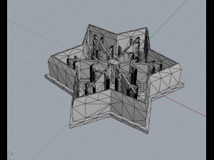 Moldes para galletas de navidad STL rhino y OBJ Modèles 3D en vedette