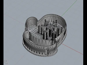 Moldes para galletas de navidad STL rhino y OBJ 3D Print Model