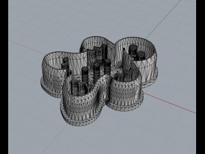 Moldes para galletas de navidad STL rhino y OBJ Modèles 3D en vedette