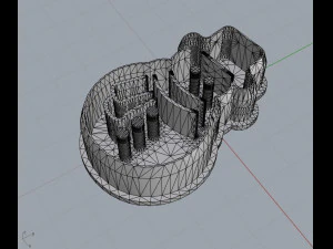 Moldes para galletas de navidad STL rhino y OBJ 3D Print Model
