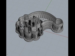 Moldes para galletas de navidad STL rhino y OBJ 3D Print Model