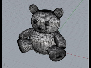 Lampara de oso con cesta para imprimir en 3D STL-3DM-OBJ 3D 프린트 모델
