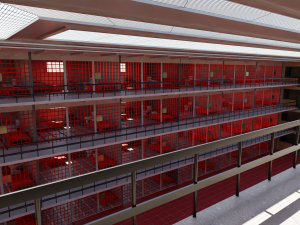 Prison Interior 3D Model