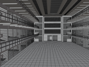 Prison Interior 3D Model