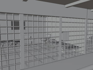 Prison Interior 3D Model