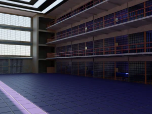 Prison Interior 3D Model
