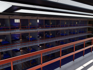 Prison Interior Model 3D