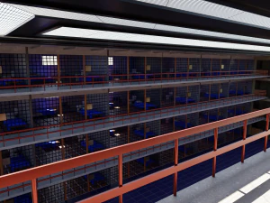 Prison Interior 3D Model