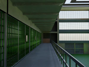 Prison Interior 3D Model